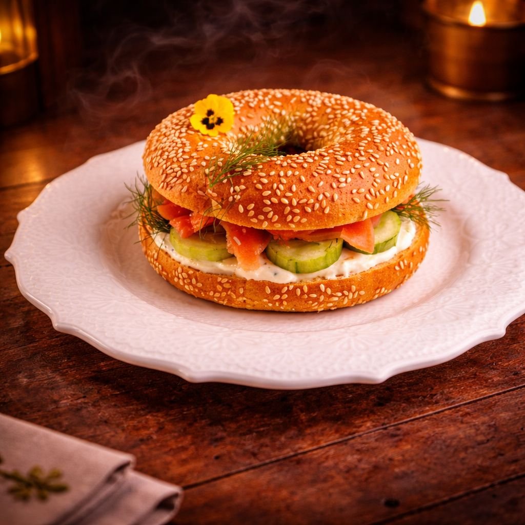 Poseidon’s Koulouri Smoked Salmon.