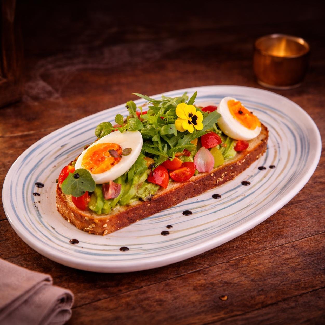 Avocado on Multigrain Toast